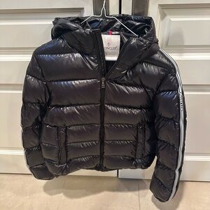 Moncler Black Puffer Jacket for Kids